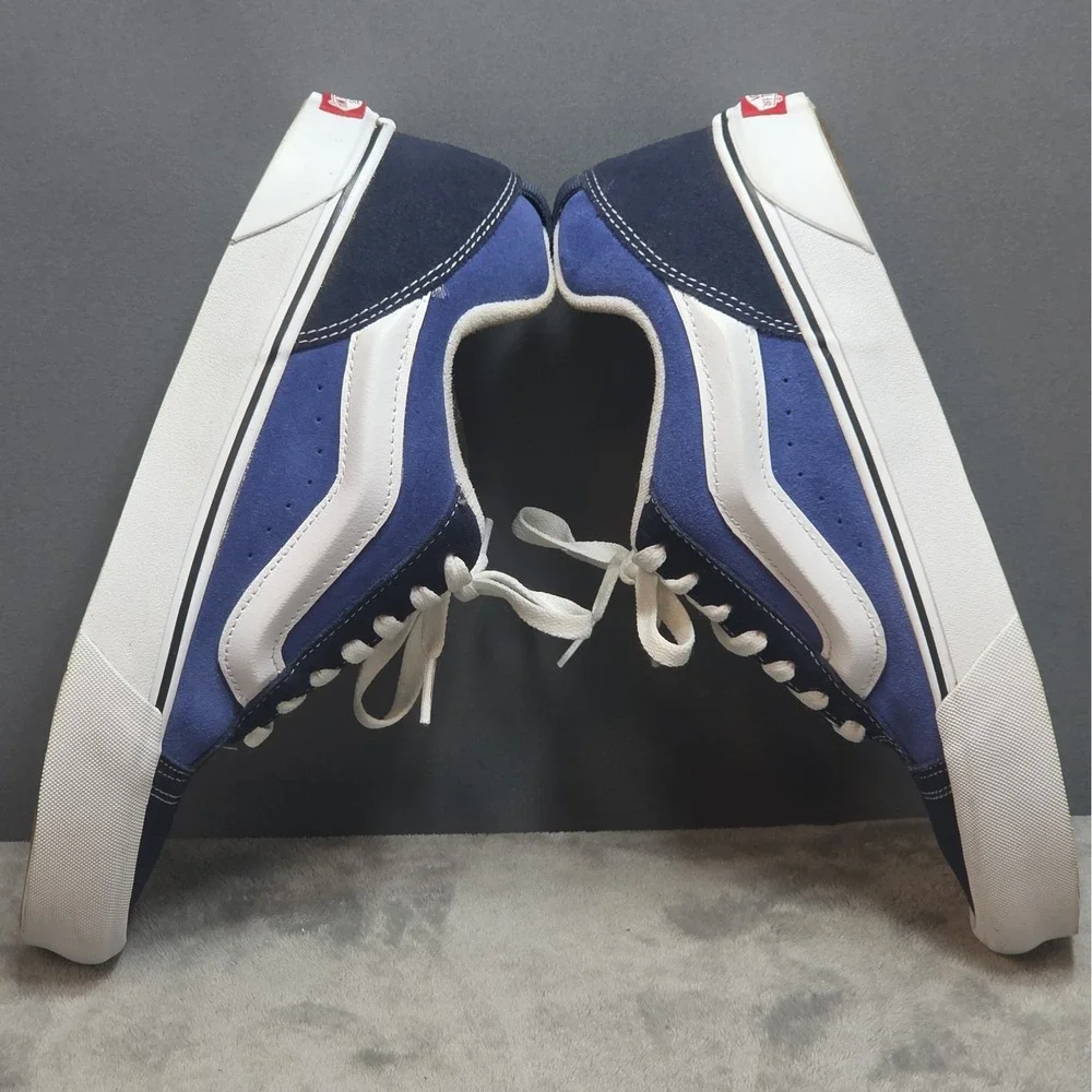 Size 9.5 - Vans Knu-Skool Navy White